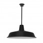 Grande suspension noire tube droit - Made In France|Suspensions|Lampe Avenue