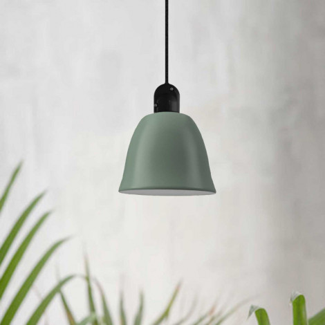 Suspension extérieure cloche kaki|Suspensions|Lampe Avenue Suspension extérieure cloche kaki|Suspensions|Lampe Avenue