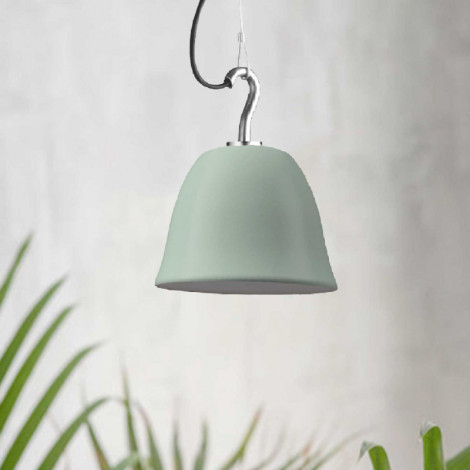 Suspension extérieure crochet cloche vert eau - Made in France|Suspensions|Lampe Avenue Suspension extérieure crochet cloche vert eau - Made in France|Suspensions|Lampe Avenue
