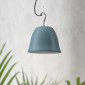 Suspension extérieure crochet cloche bleue - Made in France|Suspensions|Lampe Avenue Suspension extérieure crochet cloche bleue - Made in France|Suspensions|Lampe Avenue