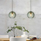 Suspension en verre fumé vert Venice globe|Suspensions|Lampe Avenue