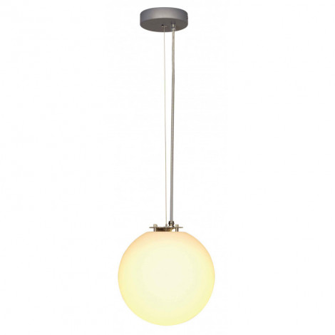 ROTOBALL 25 suspension gris argent et blanc E27|Suspensions|Lampe Avenue