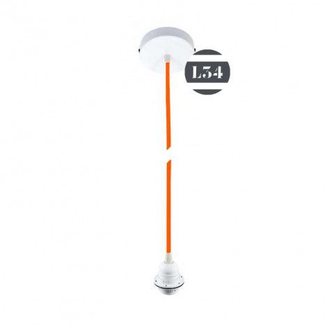 Suspension fil électrique orange pour abat-jour|Suspensions|Lampe Avenue Suspension fil électrique orange pour abat-jour|Suspensions|Lampe Avenue