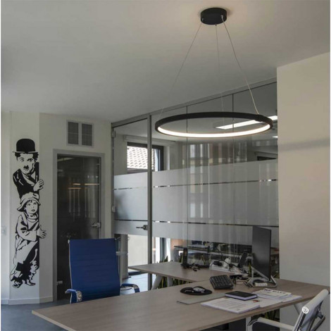 Grande suspension cylindrique LED moderne|Suspensions|Lampe Avenue