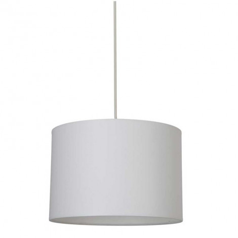 Suspension abat-jour en tissu blanc cassé (plusieurs dimensions)|Suspensions|Lampe Avenue