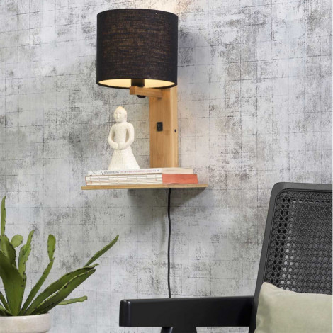 Lampe étagère en bambou naturel|Appliques murales|Lampe Avenue