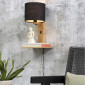Lampe étagère en bambou naturel|Appliques murales|Lampe Avenue