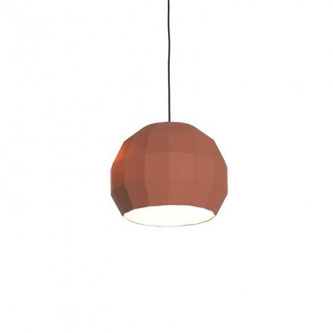 Suspension facettes terre cuite et blanche - plusieurs dimensions|Suspensions|Lampe Avenue Suspension facettes terre cuite et blanche - plusieurs dimensions|Suspensions|Lampe Avenue