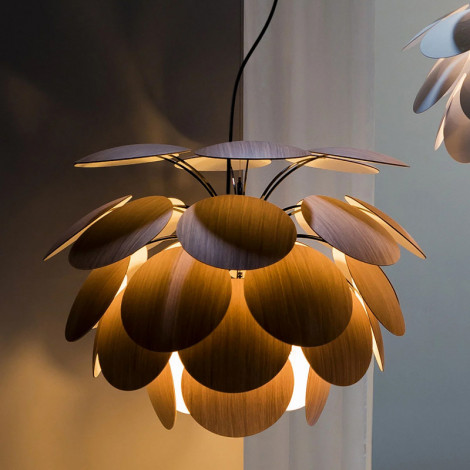Suspension discoco en bois 68cm art déco|Suspensions|Lampe Avenue Suspension discoco en bois 68cm art déco|Suspensions|Lampe Avenue