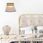 Applique murale blanche et bandeau en cannage|Appliques murales|Lampe Avenue