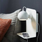 Applique murale tablette et lampe blanche|Appliques murales|Lampe Avenue