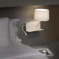 Applique chevet avec port USB et liseuse droite|Appliques murales|Lampe Avenue Applique chevet avec port USB et liseuse droite|Appliques murales|Lampe Avenue