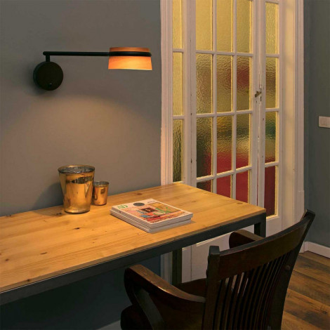Lampe applique noire avec bras articulé|Appliques murales|Lampe Avenue