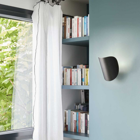 Applique murale noire simple cintrée|Appliques murales|Lampe Avenue