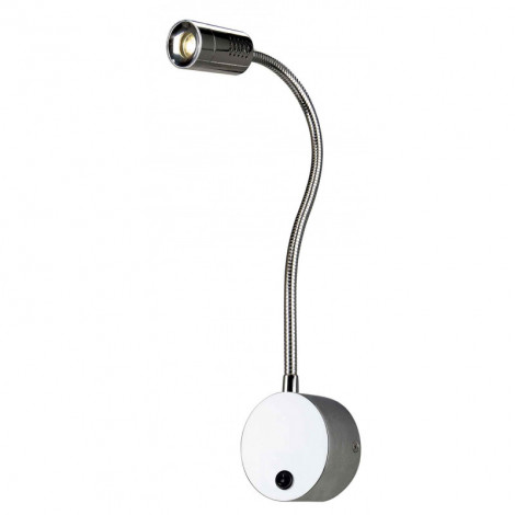 DIO FLEX PLATE LED applique chrome 1x 1W 3200K|Appliques murales|Lampe Avenue DIO FLEX PLATE LED applique chrome 1x 1W 3200K|Appliques murales|Lampe Avenue