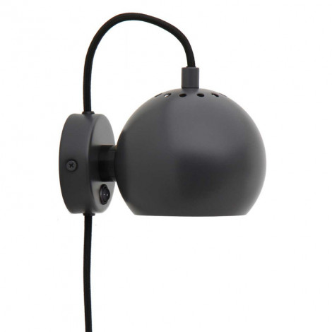 Applique boule noir mat|Appliques murales|Lampe Avenue Applique boule noir mat|Appliques murales|Lampe Avenue