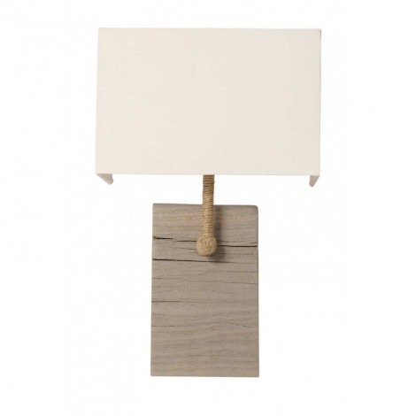 applique bois vieilli abat jour blanc|Appliques murales|Lampe Avenue applique bois vieilli abat jour blanc|Appliques murales|Lampe Avenue