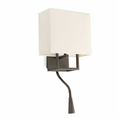 Applique beige et marron avec liseuse|Appliques murales|Lampe Avenue Applique beige et marron avec liseuse|Appliques murales|Lampe Avenue