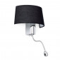 Applique murale liseuse LED et abat-jour noir|Appliques murales|Lampe Avenue Applique murale liseuse LED et abat-jour noir|Appliques murales|Lampe Avenue