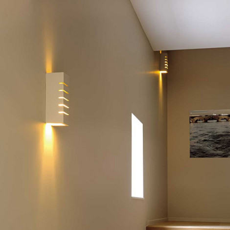 Applique plâtre design rectangulaire|Appliques murales|Lampe Avenue