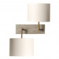 applique double blanche en bois|Appliques murales|Lampe Avenue applique double blanche en bois|Appliques murales|Lampe Avenue