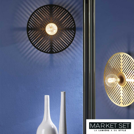 Applique murale noire Waterlily|Appliques murales|Lampe Avenue