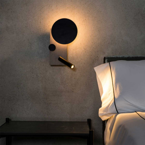 Applique murale liseuse noire et grise|Appliques murales|Lampe Avenue Applique murale liseuse noire et grise|Appliques murales|Lampe Avenue