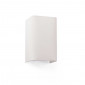 Petite applique coton rectangulaire crème|Appliques murales|Lampe Avenue