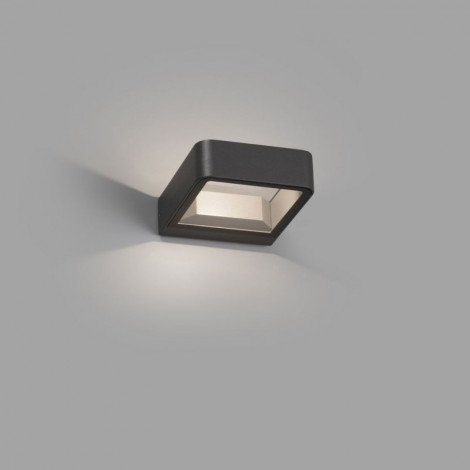 Applique carrée grise design LED 6W Axel|Appliques murales|Lampe Avenue