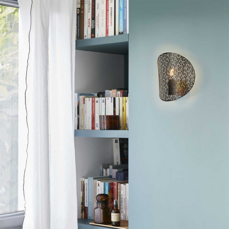 Applique murale en métal noir ajouré|Appliques murales|Lampe Avenue