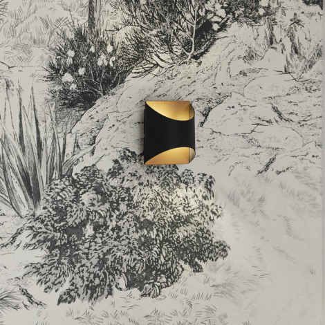 Applique murale moderne noire et or|Appliques murales|Lampe Avenue