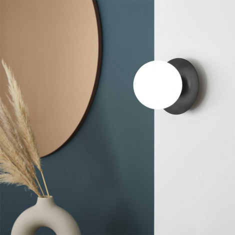 Lampe globe disque noire|Appliques murales|Lampe Avenue Lampe globe disque noire|Appliques murales|Lampe Avenue