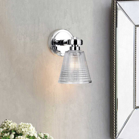 Applique de salle de bain IP44 chrome|Appliques murales|Lampe Avenue Applique de salle de bain IP44 chrome|Appliques murales|Lampe Avenue