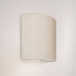 Applique murale en tissu jute blanc|Appliques murales|Lampe Avenue
