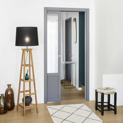 Lampadaire étagères bois|Lampadaire|Lampe Avenue