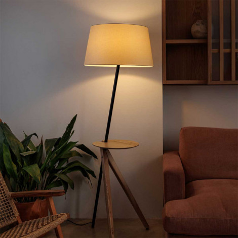 Lampadaire avec tablette bois Treewood|Lampadaire|Lampe Avenue
