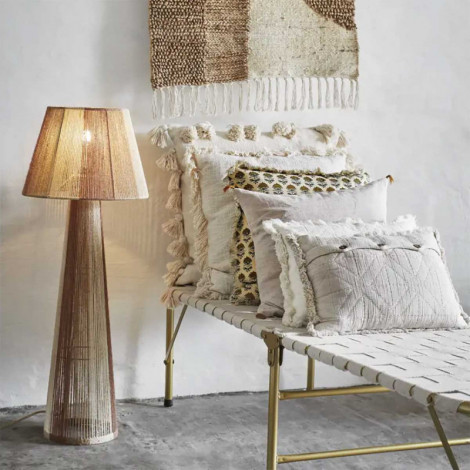 Lampadaire coloré en jute|Lampadaire|Lampe Avenue