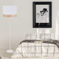 Lampadaire blanc avec abat-jour|Lampadaire|Lampe Avenue