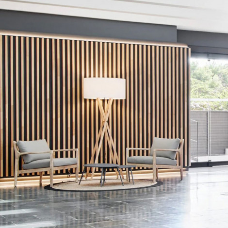 Lampadaire Cala en bois|Lampadaire|Lampe Avenue