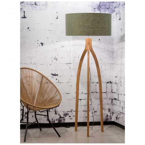 Lampadaire trépied abat-jour vert foncé|Lampadaire|Lampe Avenue