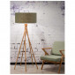 Lampadaire abat-jour vert en bambou|Lampadaire|Lampe Avenue Lampadaire abat-jour vert en bambou|Lampadaire|Lampe Avenue