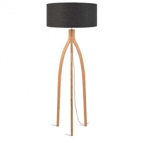 Lampadaire trépied abat-jour gris foncé|Lampadaire|Lampe Avenue Lampadaire trépied abat-jour gris foncé|Lampadaire|Lampe Avenue