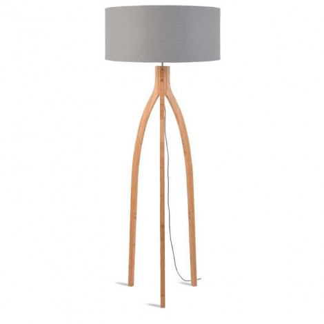Lampadaire trépied abat-jour gris clair|Lampadaire|Lampe Avenue Lampadaire trépied abat-jour gris clair|Lampadaire|Lampe Avenue