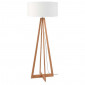 Lampadaire bambou 4 pieds abat-jour blanc|Lampadaire|Lampe Avenue Lampadaire bambou 4 pieds abat-jour blanc|Lampadaire|Lampe Avenue
