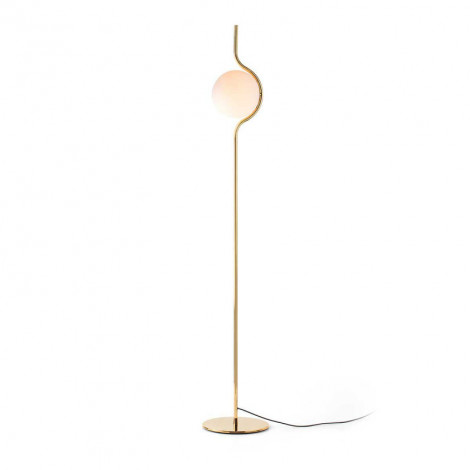 Lampadaire verre opaline|Lampadaire|Lampe Avenue