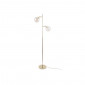 Lampadaire 2 globes en verre ambre Shimmer - H 152cm|Lampadaire|Lampe Avenue