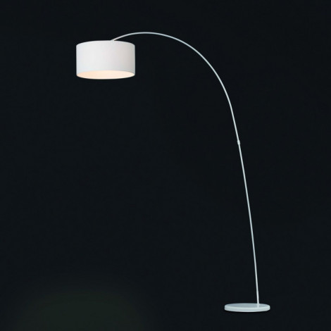 Lampadaire arc blanc élégant|Lampadaire|Lampe Avenue