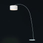 Lampadaire arc blanc élégant|Lampadaire|Lampe Avenue