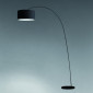 Lampadaire arc abat-jour noir|Lampadaire|Lampe Avenue