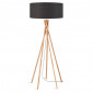 Lampadaire design gris en bambou|Lampadaire|Lampe Avenue